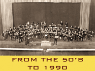 FROM THE 50's TO 1990